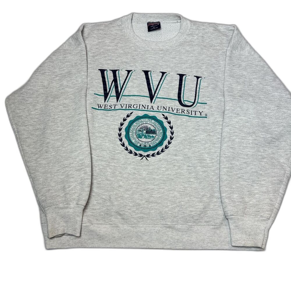 Jansport West Virginia University Grey Sweatshirt Men's XL Vintage